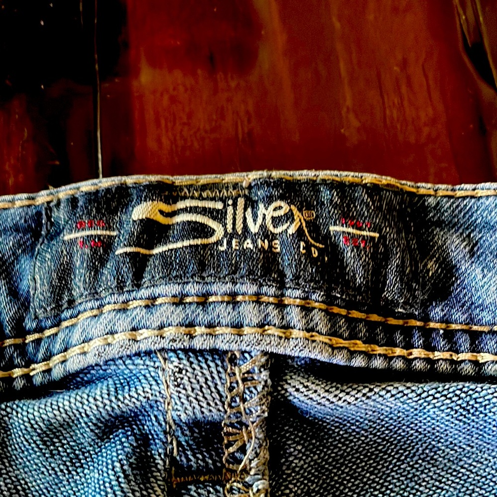 Silver men’s jeans